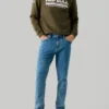 Sudadera con cuello redondo y logotipo