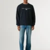 Sudadera con cuello redondo y logotipo