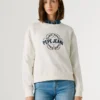 Sudadera con cuello redondo y logotipo Sudadera con cuello redondo y logotipo