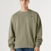 Sudadera con cuello redondo y logotipo Sudadera con cuello redondo y logotipo