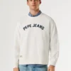 Sudadera con cuello redondo y logotipo Sudadera con cuello redondo y logotipo
