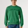 Sudadera con cuello redondo y logotipo Sudadera con cuello redondo y logotipo