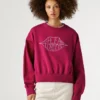 Sudadera con cuello redondo y logotipo Sudadera con cuello redondo y logotipo