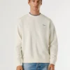 Sudadera con cuello redondo y logotipo