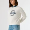 Sudadera con cuello redondo y logotipo Sudadera con cuello redondo y logotipo