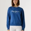 Sudadera con cuello redondo y logotipo Sudadera con cuello redondo y logotipo