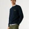 Sudadera con cuello redondo y logotipo Sudadera con cuello redondo y logotipo