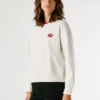 Sudadera con cuello redondo y logotipo Sudadera con cuello redondo y logotipo