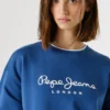 Sudadera con cuello redondo y logotipo Sudadera con cuello redondo y logotipo