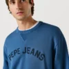 Sudadera con cuello redondo y logotipo Sudadera con cuello redondo y logotipo
