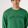 Sudadera con cuello redondo y logotipo Sudadera con cuello redondo y logotipo