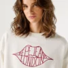 Sudadera con cuello redondo y logotipo Sudadera con cuello redondo y logotipo