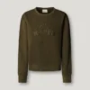 Sudadera con cuello redondo y logotipo Sudadera con cuello redondo y logotipo