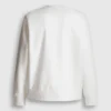Sudadera con cuello redondo y logotipo Sudadera con cuello redondo y logotipo