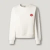 Sudadera con cuello redondo y logotipo Sudadera con cuello redondo y logotipo