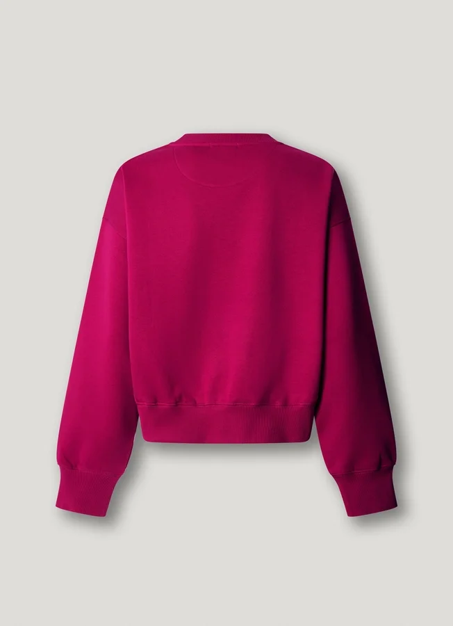 Sudadera con cuello redondo y logotipo Sudadera con cuello redondo y logotipo