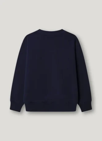 Sudadera con estampado del logotipo y corte holgado
