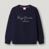 Sudadera con estampado del logotipo y corte holgado