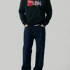 Sudadera con logotipo degradado