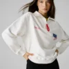 Sudadera de corte holgado con media cremallera Sudadera de corte holgado con media cremallera