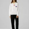Sudadera de corte holgado con media cremallera Sudadera de corte holgado con media cremallera