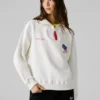 Sudadera de corte holgado con media cremallera Sudadera de corte holgado con media cremallera