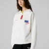 Sudadera de corte holgado con media cremallera Sudadera de corte holgado con media cremallera