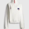 Sudadera de corte holgado con media cremallera Sudadera de corte holgado con media cremallera