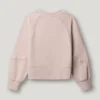 Sudadera de cuello redondo con encaje