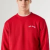 Sudadera de cuello redondo con estampado en la espalda Sudadera de cuello redondo con estampado en la espalda