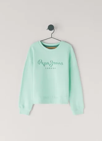 Sudadera de cuello redondo de corte holgado