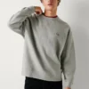 Sudadera de cuello redondo de corte holgado Sudadera de cuello redondo de corte holgado