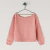 Sudadera de cuello redondo de corte holgado Sudadera de cuello redondo de corte holgado