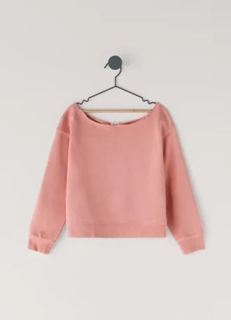 Sudadera de cuello redondo de corte holgado