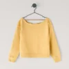 Sudadera de cuello redondo de corte holgado Sudadera de cuello redondo de corte holgado