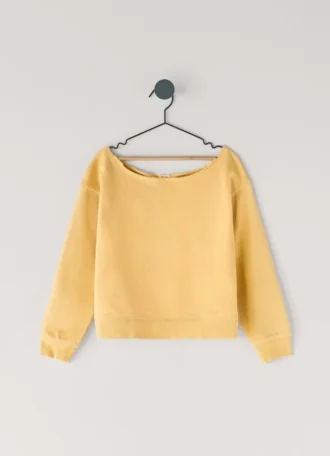 Sudadera de cuello redondo de corte holgado