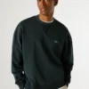 Sudadera de cuello redondo de corte holgado Sudadera de cuello redondo de corte holgado