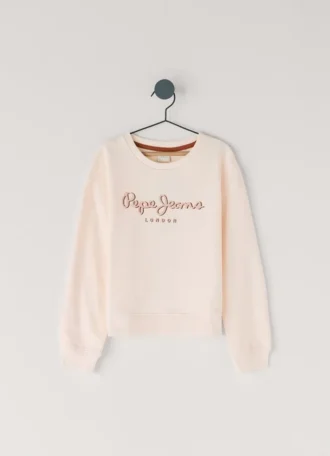 Sudadera de cuello redondo de corte holgado
