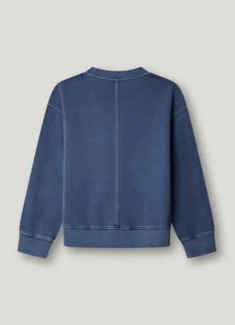 Sudadera de cuello redondo de corte holgado