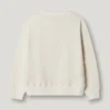 Sudadera de cuello redondo de corte holgado Sudadera de cuello redondo de corte holgado