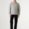 Sudadera de cuello redondo de corte holgado Sudadera de cuello redondo de corte holgado