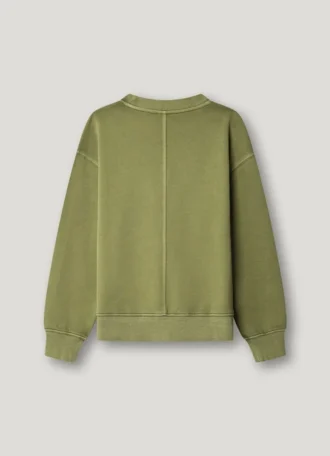 Sudadera de cuello redondo de corte holgado