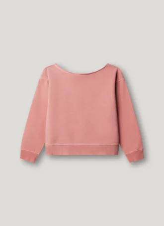 Sudadera de cuello redondo de corte holgado