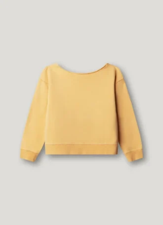 Sudadera de cuello redondo de corte holgado