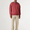 Sudadera de cuello redondo de corte holgado Sudadera de cuello redondo de corte holgado