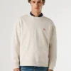 Sudadera de cuello redondo de corte holgado Sudadera de cuello redondo de corte holgado