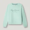 Sudadera de cuello redondo de corte holgado Sudadera de cuello redondo de corte holgado
