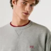 Sudadera de cuello redondo de corte holgado Sudadera de cuello redondo de corte holgado