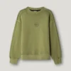 Sudadera de cuello redondo de corte holgado Sudadera de cuello redondo de corte holgado