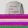 Sudadera de cuello redondo de corte holgado Sudadera de cuello redondo de corte holgado